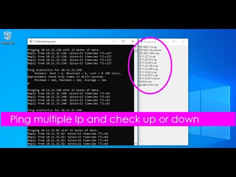 Python  Ping multiple Ip address  Check successful or failed