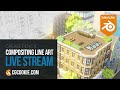 Compositing Lineart - This week with Grease Pencil