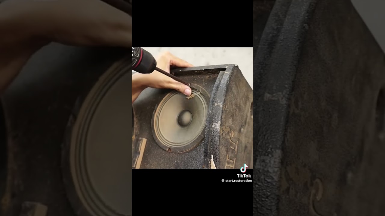 Multi-function portable speaker system restoration process part.1 