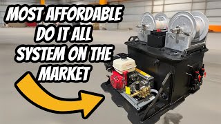 The Absolute Best System for a Beginner. Pressure Washing and Soft-washing Skid  best Value!
