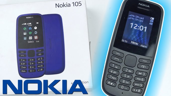 Nokia 105 Dual Sim. Teléfonos para personas mayores 
