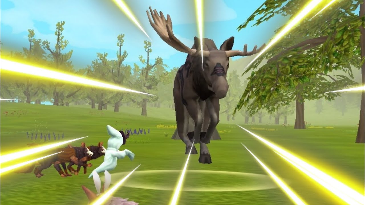 Fighting The Ancient Moose! WildCraft YouTube