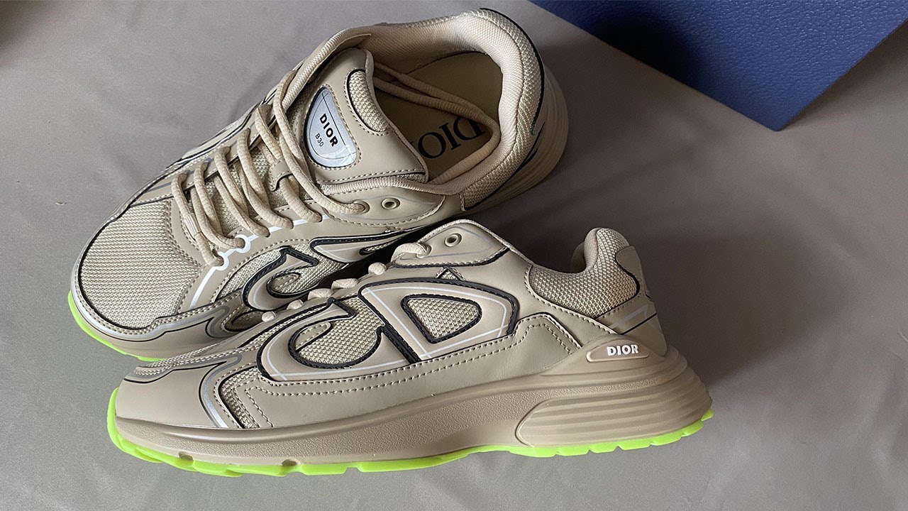 Dior B30 Sneaker Beige Mesh and Technical Fabric Review