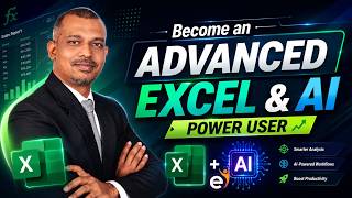 Advanced Microsoft Excel with AI - Session 13 by Duminda Hettiarachchi (Sinhala)