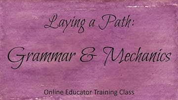 Laying a Path: Grammar & Mechanics trailer