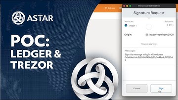 PoC: Ledger&Trezor and Metamask Integration