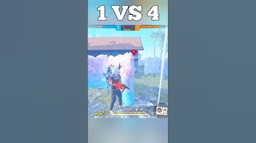 1 VS 4 In Last Round CS Rank Grandmaster Lobby #freefire #shorts #smartbot