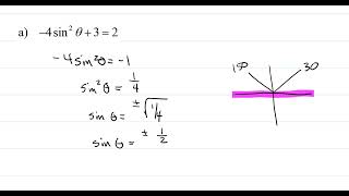 7.5 Solving Trig Equations - Infinite Solutions Ex 2