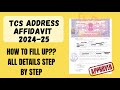 TCS ADDRESS AFFIDAVIT FORMAT HOW TO MAKE | TCS ADDRESS AFFIDAVIT | TCS ONBOARDING DOCUMENTS