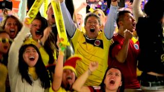 Conmovedora celebración de los colombianos ante triunfo de la Selección screenshot 3