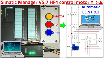 Motor control STAR-DLETA by using PLC S7-300 & SIMATIC Manager software| PLC training| PLC tutorial