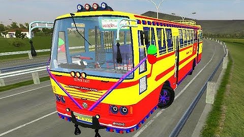 KSRTC MODIFIED BUS MOD RELEASED FOR BUSSID ! FULL REVIEW | Bus Simulator Indonesia | KN GAMERZ