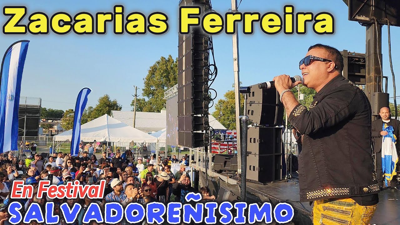 Zacarias Ferreira en Festival SALVADOREÑISIMO de Maryland