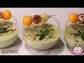 Recette de Gaspacho Concombre Melon Menthe
