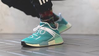 The BEST adidas NMD EVER!! (To Me) adidas Pharrell Williams Hu NMD Dash Green Review!