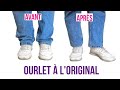 Diy  refaire lourlet dun jean en gardant lourlet original   