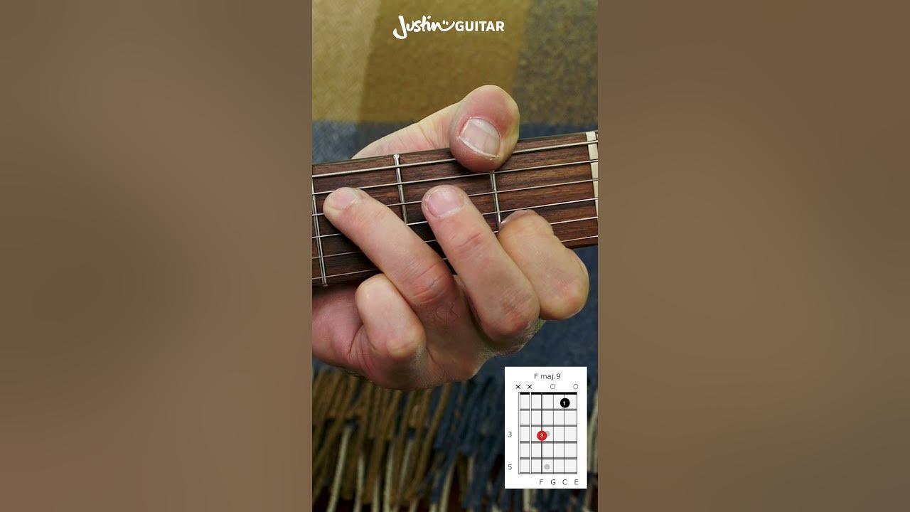 Chord Of The Day | How To Play FMaj9 on Guitar #Shorts - YouTube