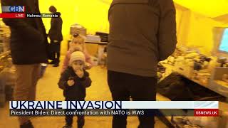 Paul Hawkins reports from Romania where 344,000 Ukrainian refugees have entered the country