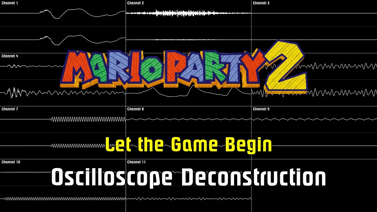 Mario Party 2 - Let the Game Begin [Oscilloscope Deconstruction]