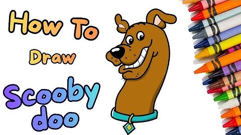 How To Draw Scooby-Doo | step by step tutorial |