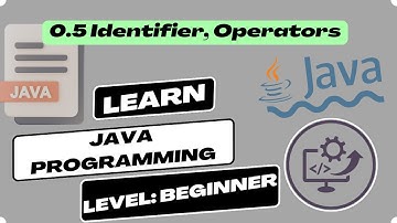 0.5 Java Tutorial: Identifiers, Naming Conventions, Operators in Java | CodingCEO