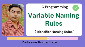 Variable Naming Rules in C Programming | Identifier Naming Rules in C