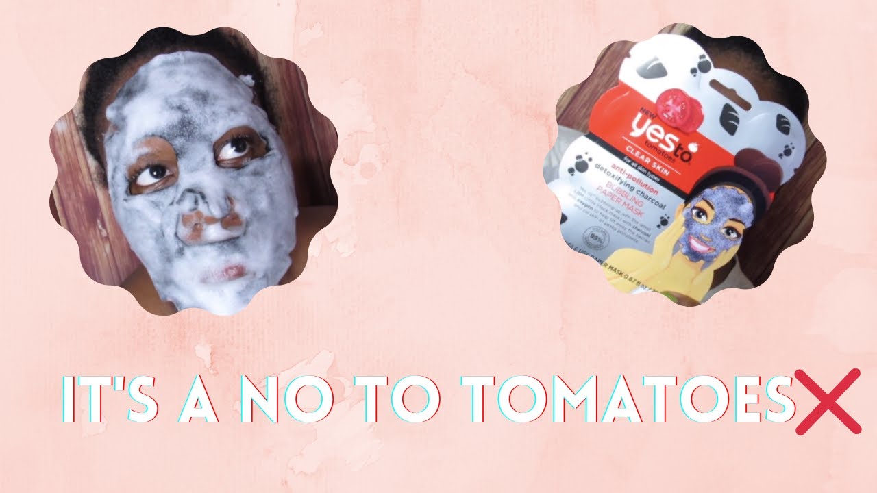Yes To Tomatoes Anti-Pollution Detoxifying Charcoal Mask| First Impression| Natural As Abby