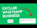 EXCLUIR conta do WhatsApp Business no Gerenciador de Negócios META (Facebook)