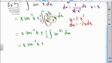 CA Calculus BC Video Lesson 5-6 Integration by Parts