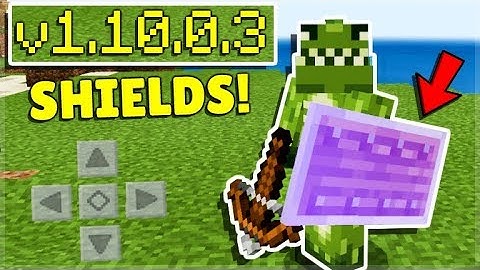 How To Use SHIELDS In Minecraft Pocket Edition 1.10 BETA!