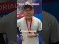 Man of the match interview | Tuesva Marak | PWD COMPLEX BARENGAPARA | PA SANGMA MEMORIAL DAY NIGHT