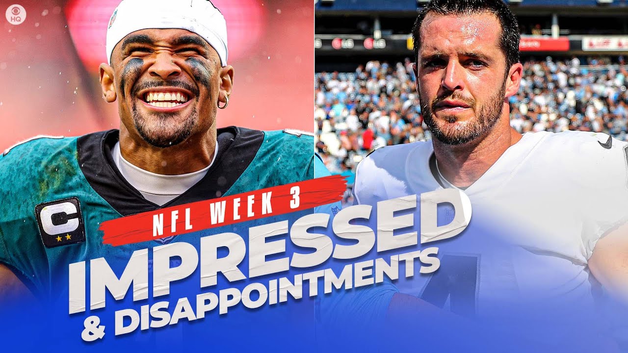 Which teams IMPRESSED/DISAPPOINTED in Week 3 [NFL RECAP] | CBS Sports ...