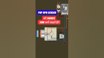 PNP Sensor को Sourceing और NPN Sensor को Sinking क्यों कहा जाता है ? Animation #ElectricalShorts
