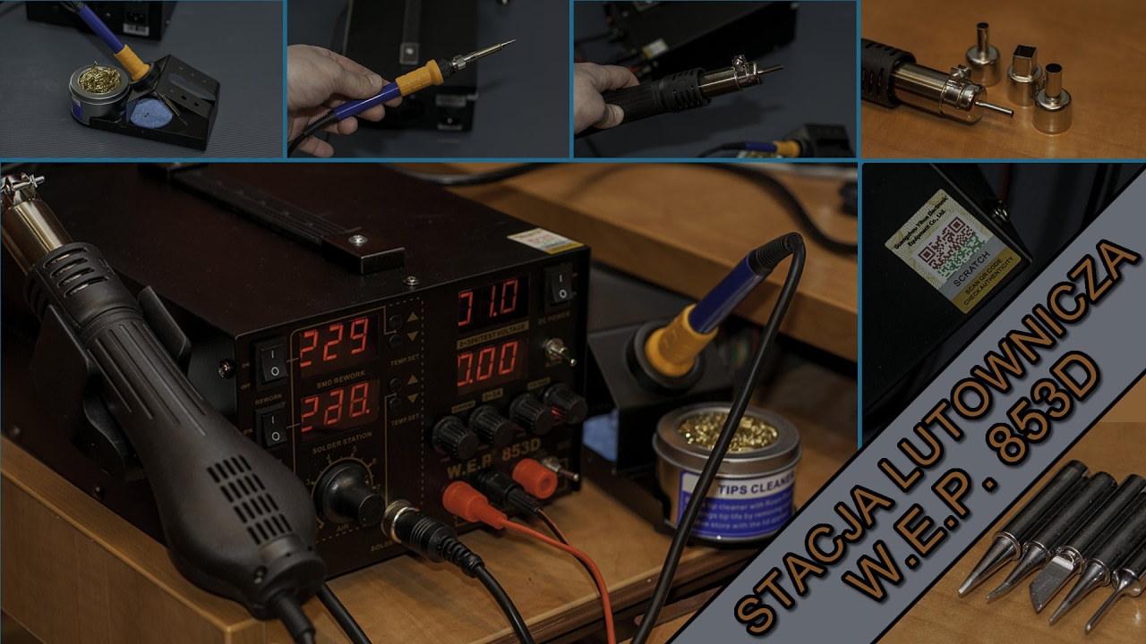 TOOLS | LUTOWNICA W.E.P. 853D - YouTube