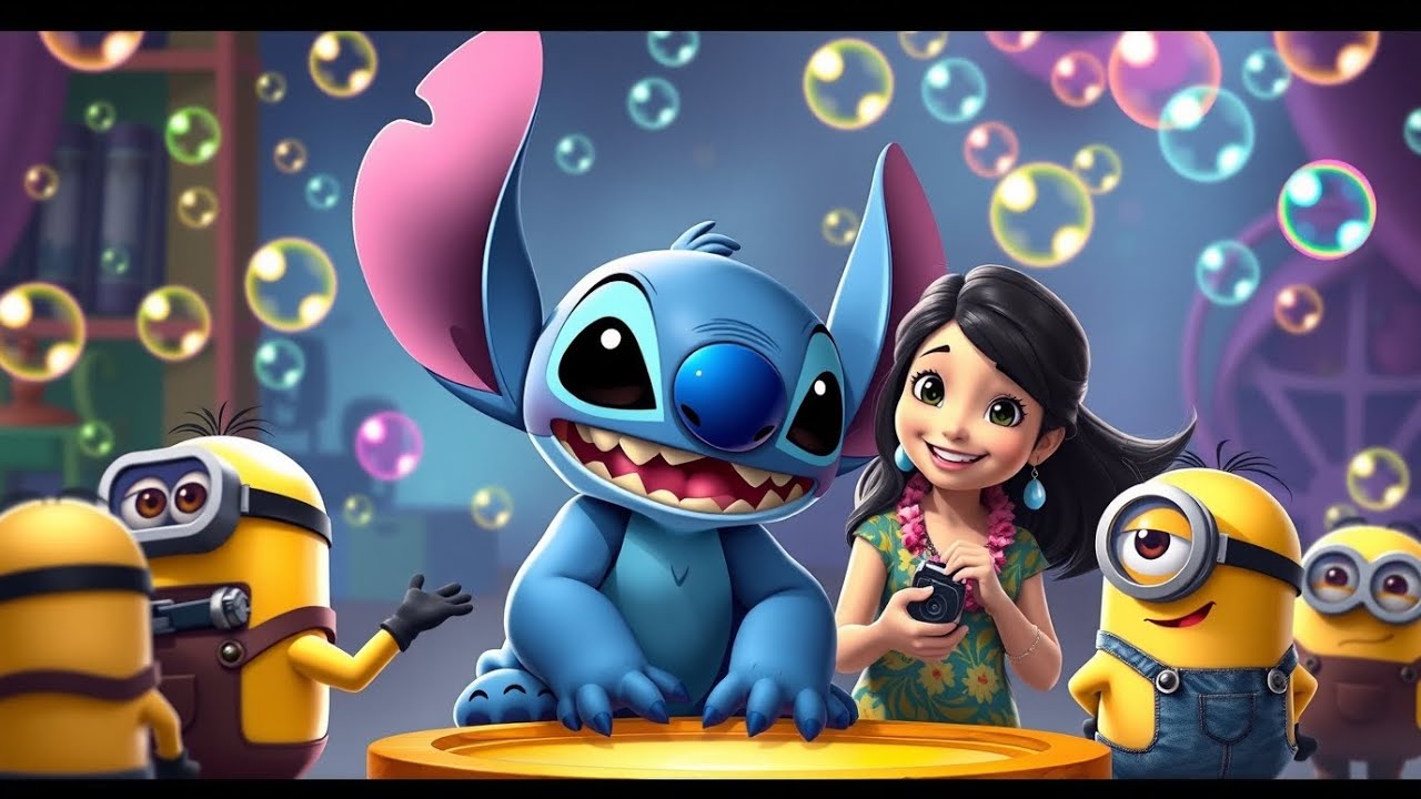 Stitch & The Minions’ Bubble Machine!