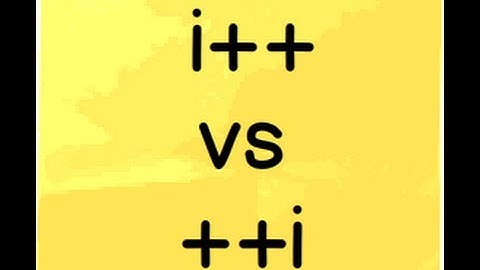 i++ vs ++i ( c# interview questions on postfix and prefix)