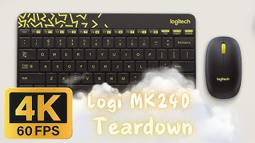 Logitech MK240 Wireless Keyboard and Mouse Combo Teardown｜How Membrane Keyboard & Optical Mouse Work