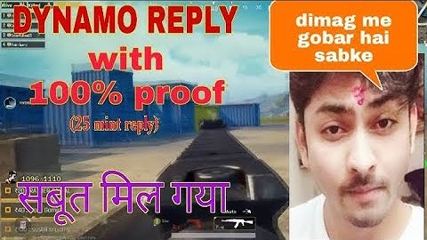 DYNAMO  REPLY  He is not hacker (25 mint) | DYNAMO FANS MUST WATCH BEFORE THEY DIE.