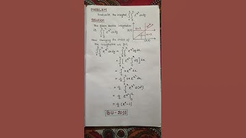 PROBLEM OF DOUBLE INTEGRATION BURDWAN UNIVERSITY QUESTION PAPER-2010