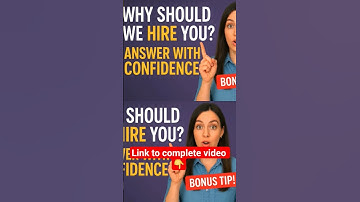 Why Should We Hire You? | Best Interview Question & Answer for Freshers and Experienced Candidates