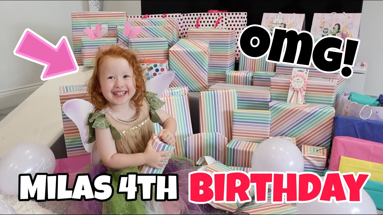 MILAS 4TH BIRTHDAY MORNING!