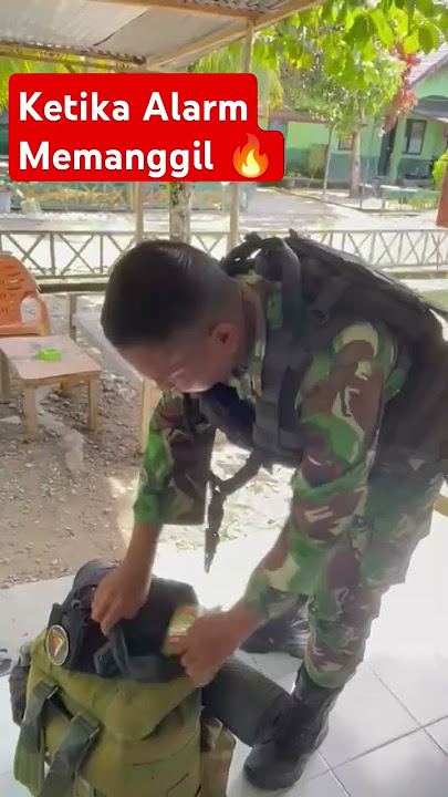 Ketika Alarm berbunyi berasa kayak satgas lagi 🔥‼️ #shorts #shortvideo #tni #army #viralvideo #fyp