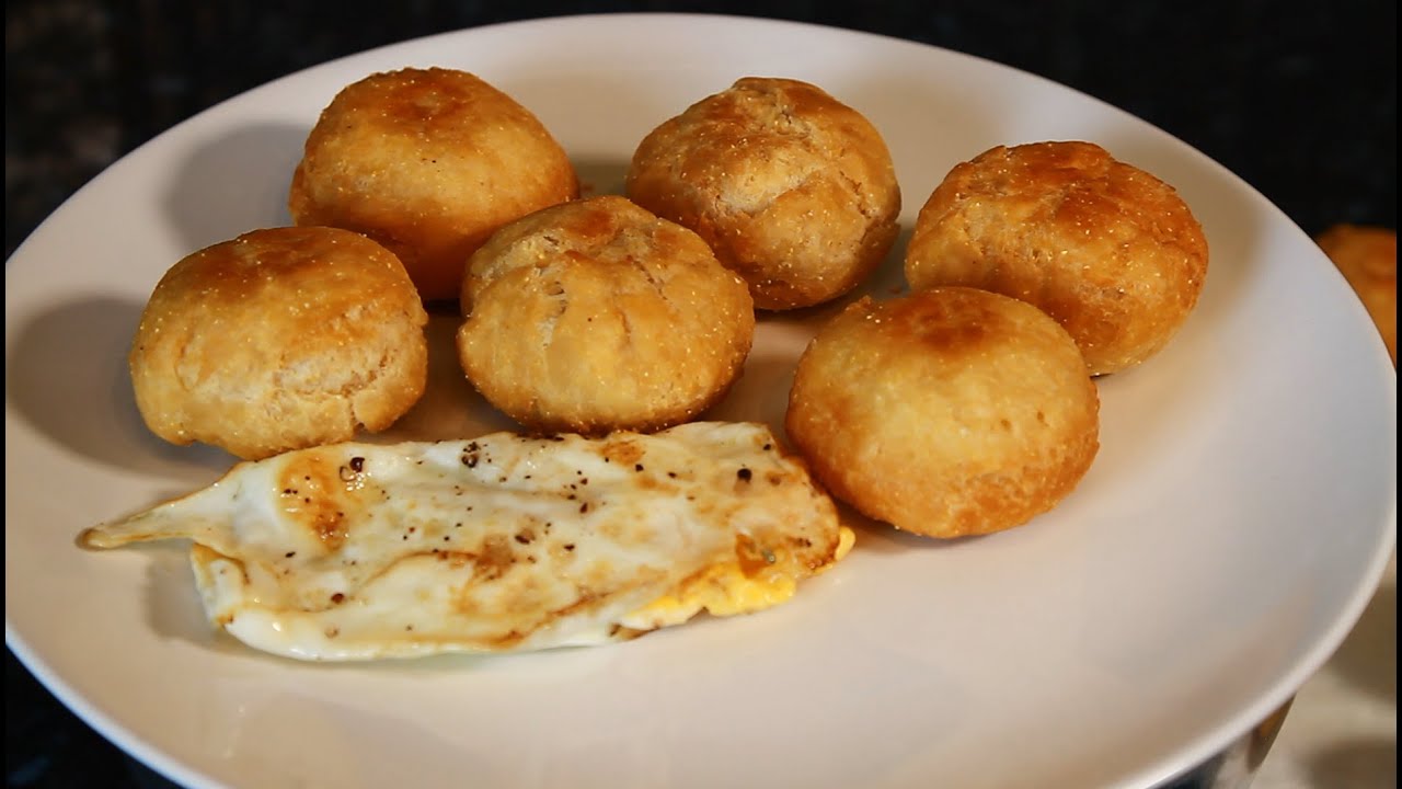 Family breakfast Fried Dumpling With Fried Egg | Chef Ricardo Recipe | Jamaican Style Breakfast ! | Chef Ricardo Cooking