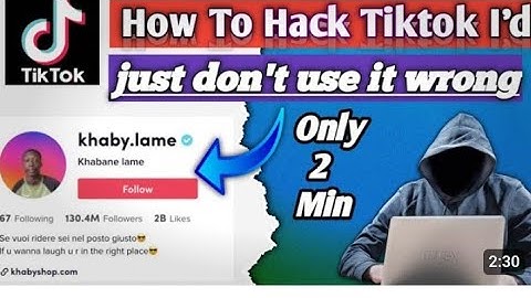 How to hack anyone