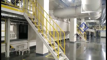 Batch off cooling machine