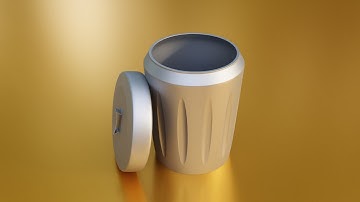 Trash can Blender Tutorial