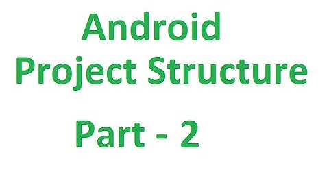 Android Tutorials - 6 : Understanding Project Structure Part - 2