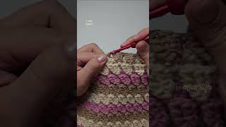 1Row Repeat 3D 2 Faces Crochet Pattern | Crochet Blanket #crochettutorial #easycrochet #knitting