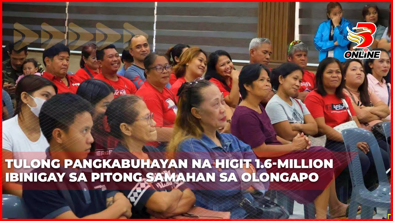 ⁣Tulong Pangkabuhayan na higit 1 6 million, ibinigay sa pitong samahan sa Olongapo