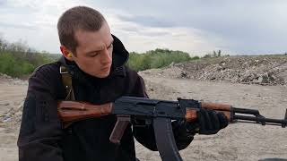 Стрельба с АК-74, как это работает?! Shooting with an AK-74, how does it work?!